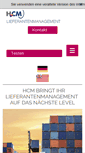 Mobile Screenshot of hcm-lieferantenmanagement.com